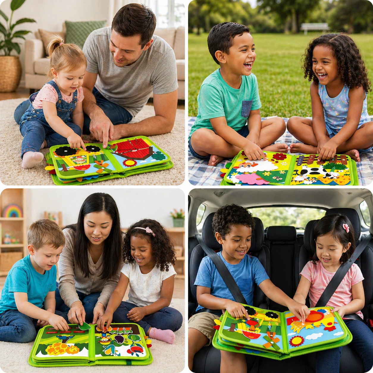 Livro Sensorial Montessori da Fazenda