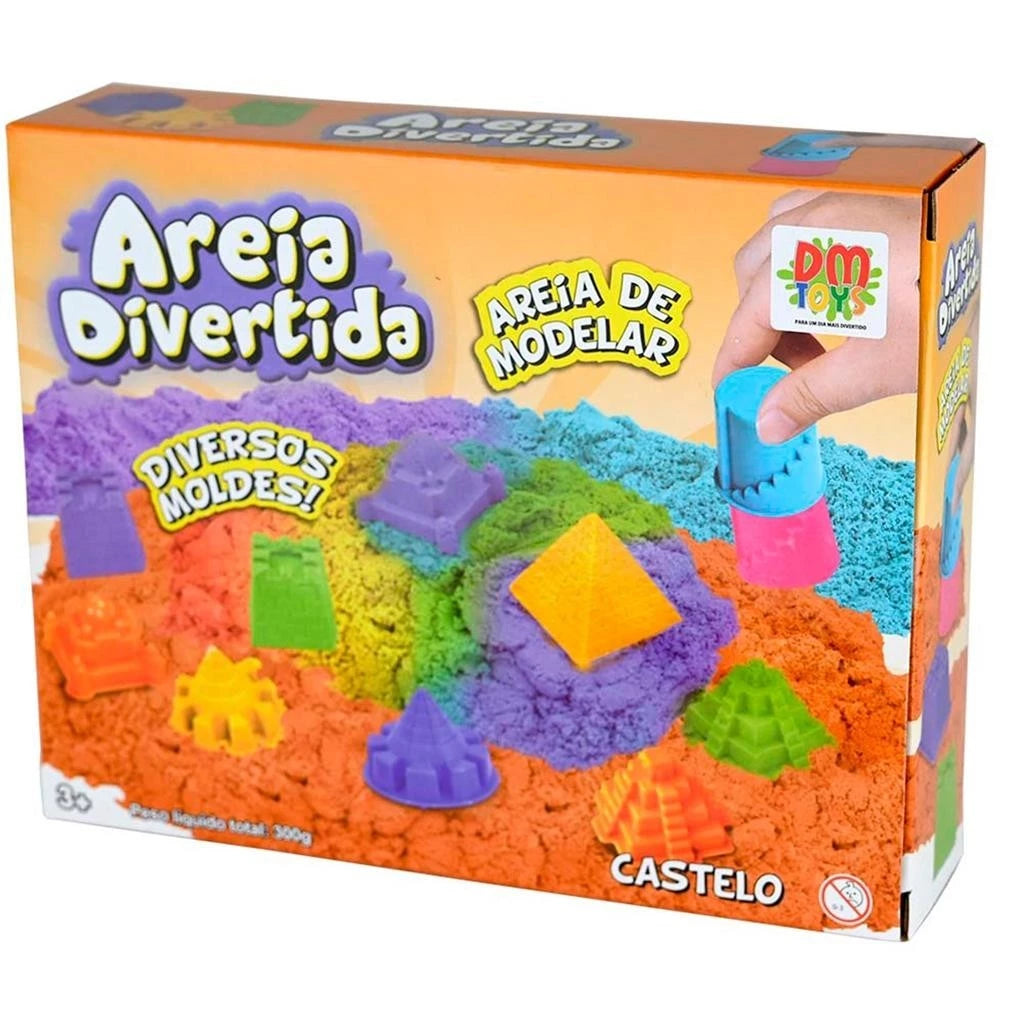Areia Divertida de Modelar Castelo