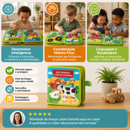 Livro Sensorial Montessori da Fazenda