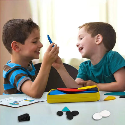 Puzzle Montessori Desafio Inteligente - 36 Blocos E 60 Cartas + BÔNUS EXCLUSIVOS