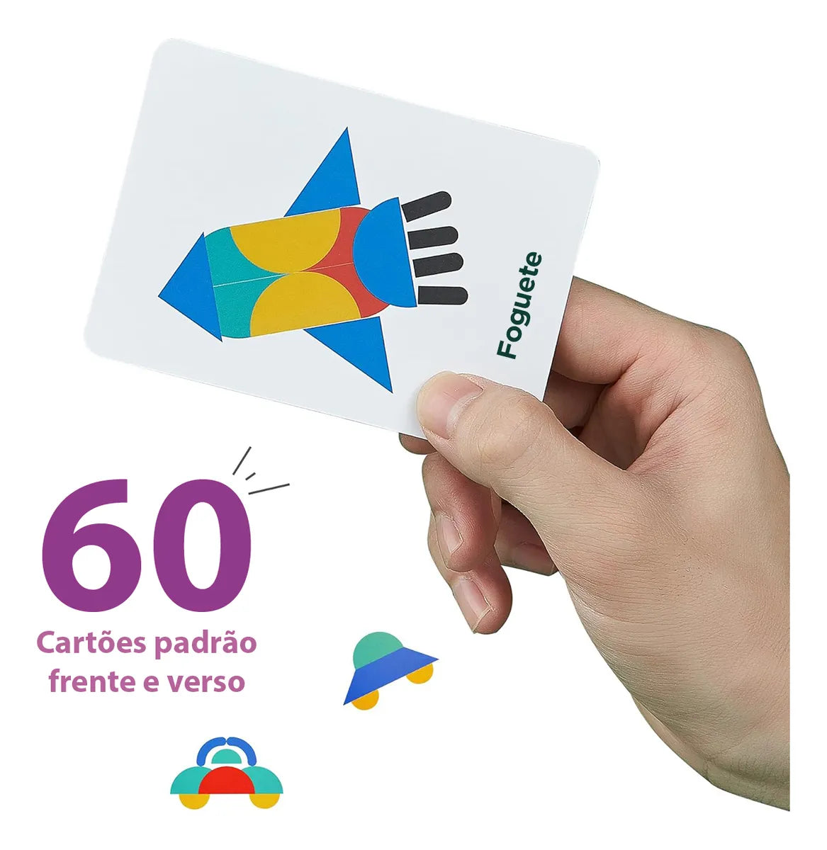 Puzzle Montessori Desafio Inteligente - 36 Blocos E 60 Cartas + BÔNUS EXCLUSIVOS