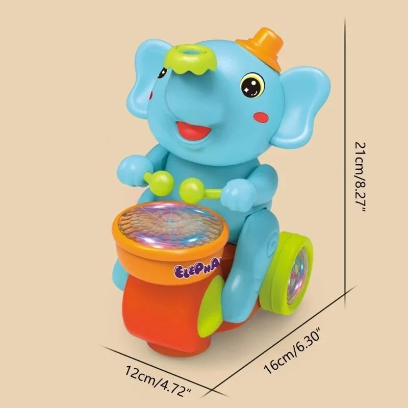 Elefante Musical Interativo com Luzes e Sons