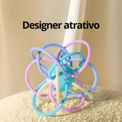 Bolinha de Silicone para Bebês – Mordedor Seguro + Estímulo Sensorial