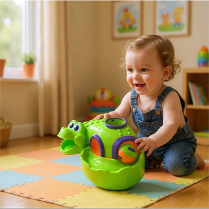 Croco Ball – Brinquedo Interativo de Movimento e Aprendizado