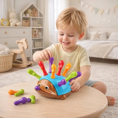 Brinquedo Sensorial Porco-Espinho Montessori
