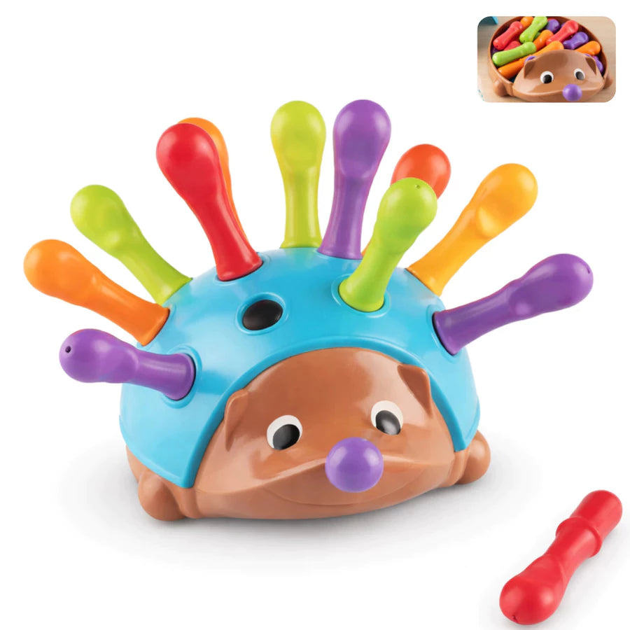 Brinquedo Sensorial Porco-Espinho Montessori