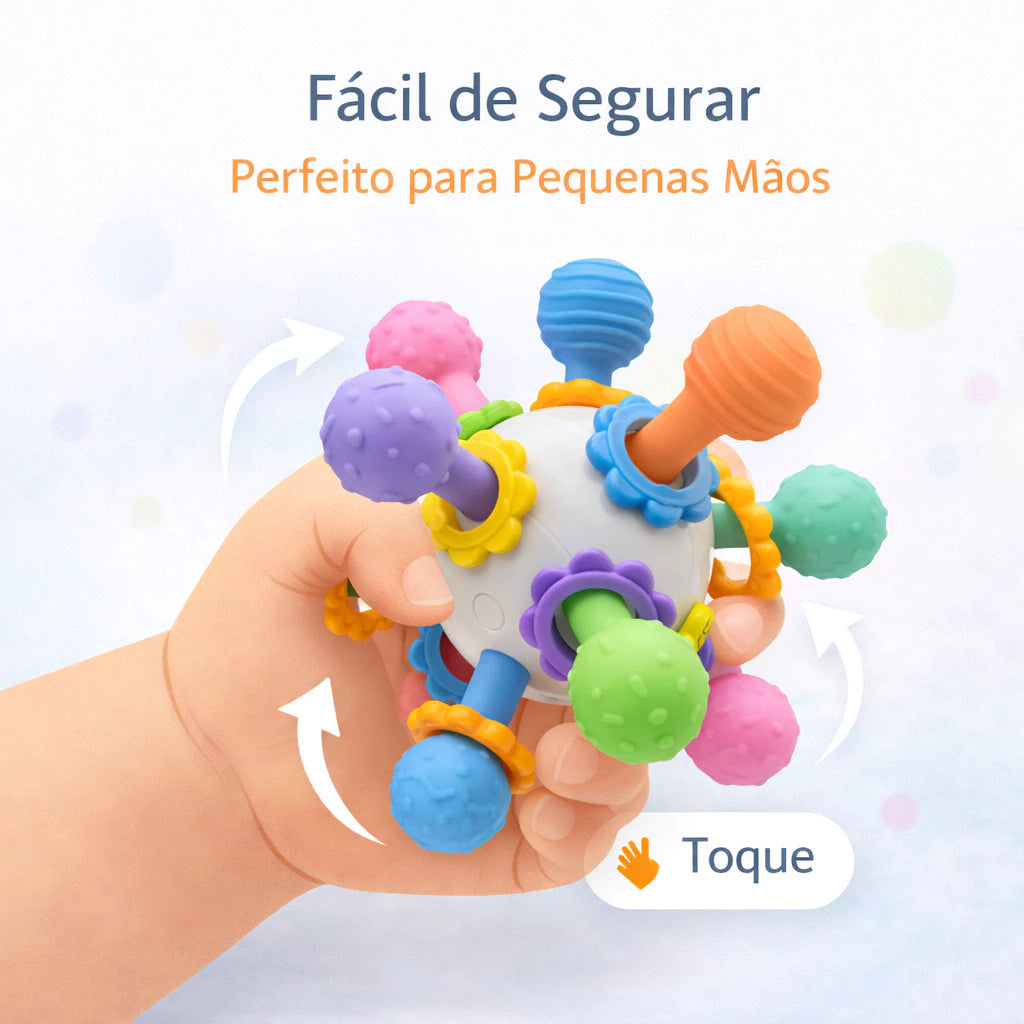 Mordedor Sensorial para Bebê – Estímulo, Conforto e Desenvolvimento