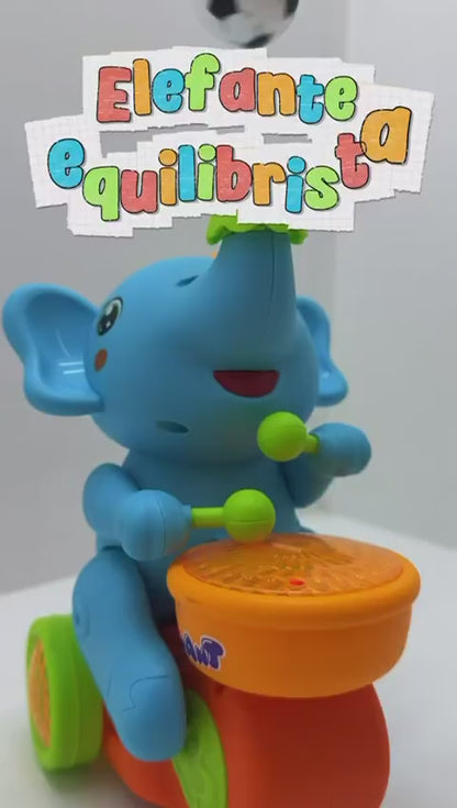 Elefante Musical Interativo com Luzes e Sons