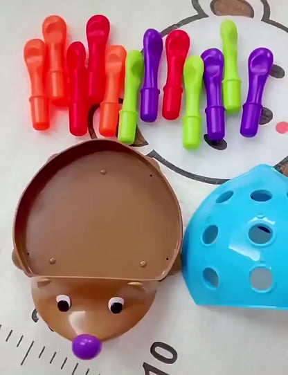 Brinquedo Sensorial Porco-Espinho Montessori