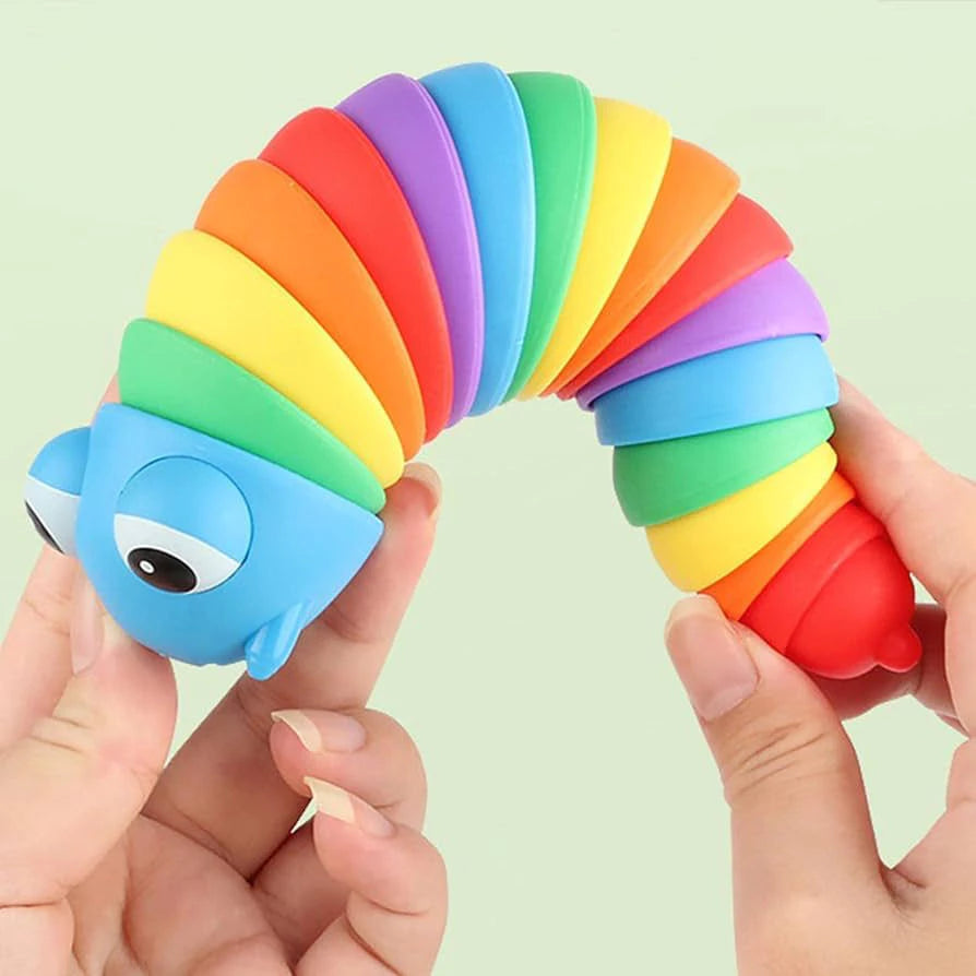 Brinquedo Anti-Stress Lagarto, Lesma, Caracol e Minhocas 3D – Modelos Surpresa