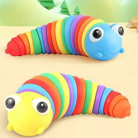 Brinquedo Anti-Stress Lagarto, Lesma, Caracol e Minhocas 3D – Modelos Surpresa