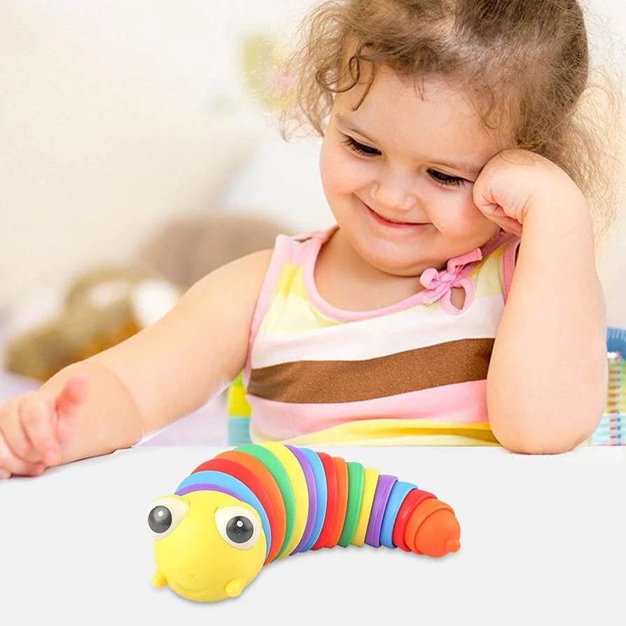 Brinquedo Anti-Stress Lagarto, Lesma, Caracol e Minhocas 3D – Modelos Surpresa