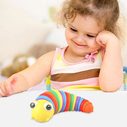 Brinquedo Anti-Stress Lagarto, Lesma, Caracol e Minhocas 3D – Modelos Surpresa