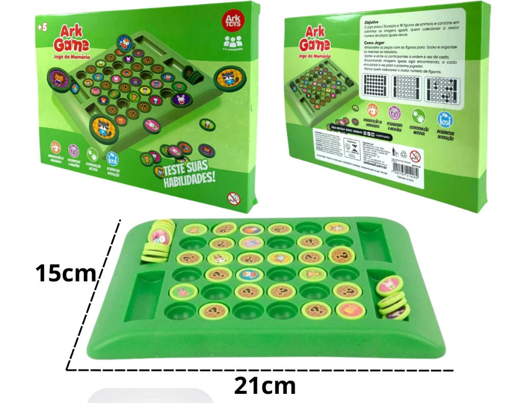 Jogo da Memória Infantil com Tabuleiro
