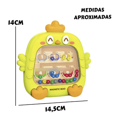 Galinha das Bolinhas Magnéticas com Caneta Magnética