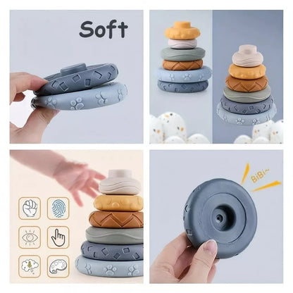 Torre de Empilhamento Montessori Coala – Brinquedo Educativo Infantil